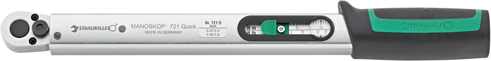 Stahlwille 721/5 QUICK 50204005 Drehmomentschlüssel 6 - 50 Nm