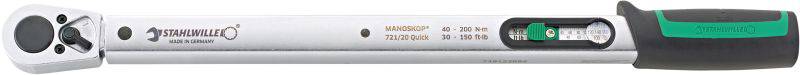 Stahlwille 721/20 QUICK 50204020 Drehmomentschlüssel kalibriert (ISO) 40 - 200 Nm