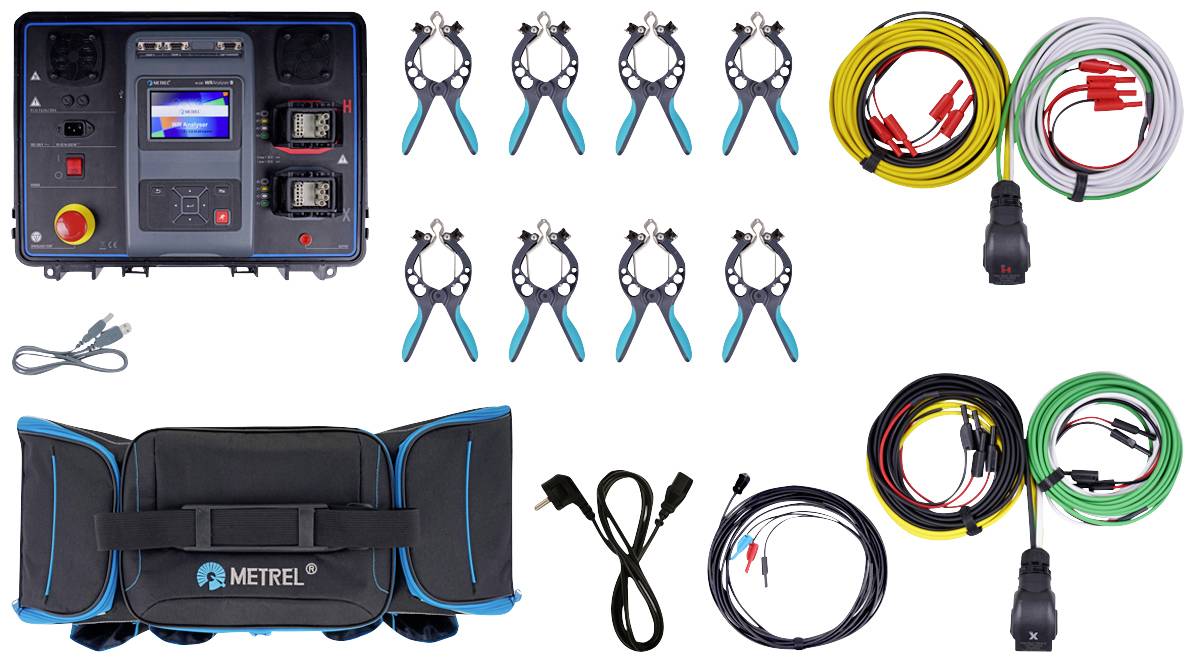 Metrel MI 3281 5M WR-Analyser 1phasig, 3phasig