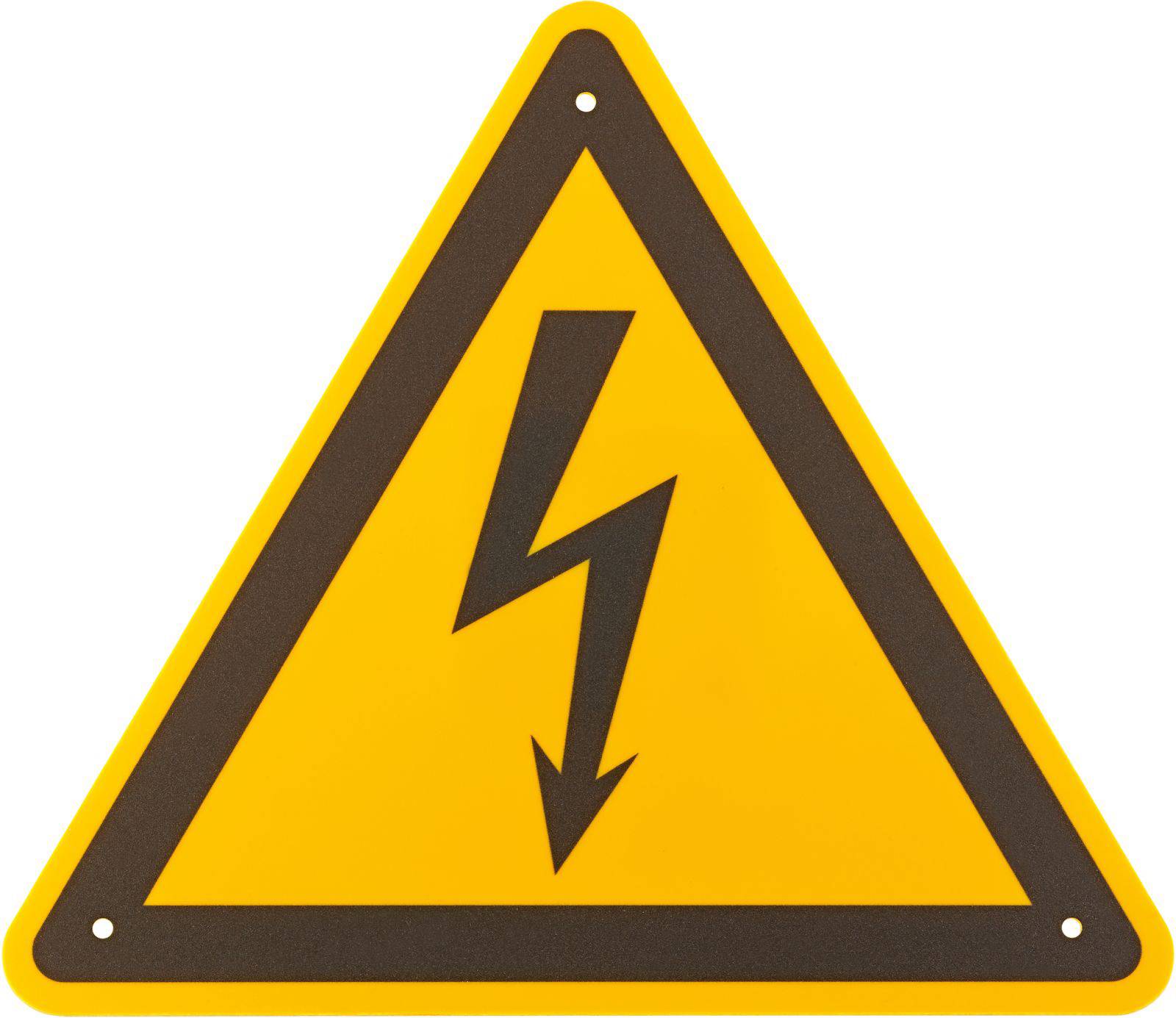 Warnschild elektrische Spannung 200mm 1St.