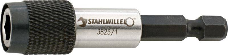 Stahlwille 3825/1 BIT-HALTER 38250002 Schnellwechselhalter Nr. 3825/1 62 mm Sechskant