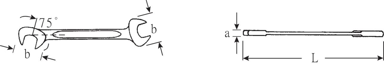 Stahlwille 40061313 12 13 Doppel-Maulschlüssel Schlüsselweite (Metrisch) 13 mm