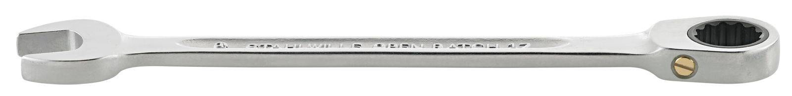 Stahlwille 40171010 17F 10 FLACH Maul-Ringratschenschlüssel Schlüsselweite (Metrisch) 8 - 19mm