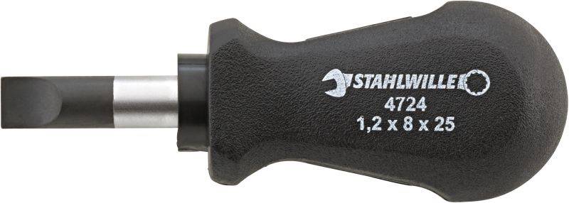 Stahlwille 4724 3 1,2X8,0X 25 VERGASERSCHRAUBENDREHER Schlitz-Schraubendreher