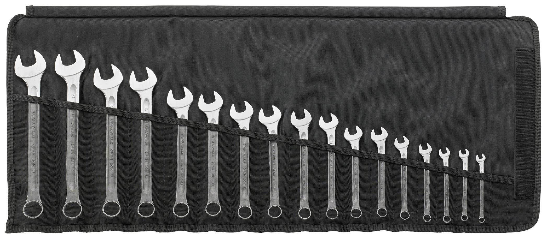 Stahlwille 96400804 13/17 Ring-Maulschlüssel-Satz Schlüsselweite (Metrisch) 6 - 22mm