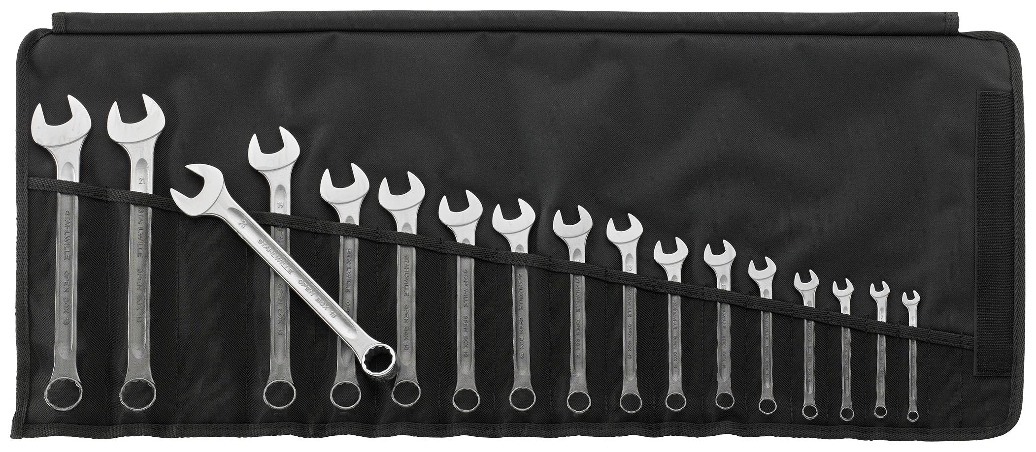 Stahlwille 96400804 13/17 Ring-Maulschlüssel-Satz Schlüsselweite (Metrisch) 6 - 22mm