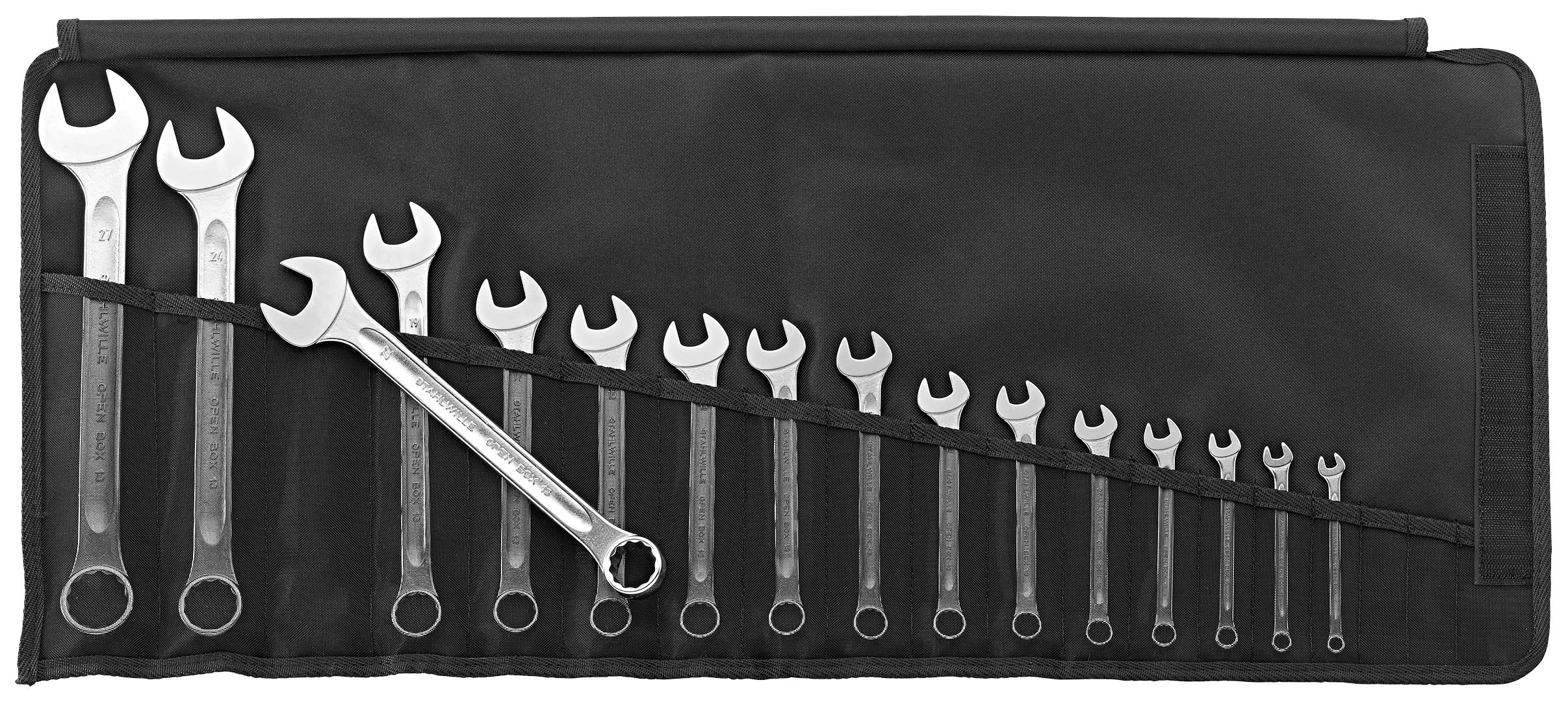 Stahlwille 96400816 13/16 Ring-Maulschlüssel-Satz Schlüsselweite (Metrisch) 7 - 24mm