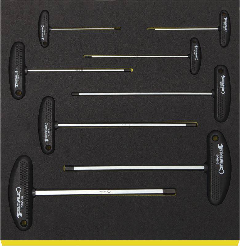 Stahlwille TCS 10768/8 Winkelschraubendreher-Set 2 mm, 2.5 mm, 3 mm, 4 mm, 5 mm, 6mm 8teilig