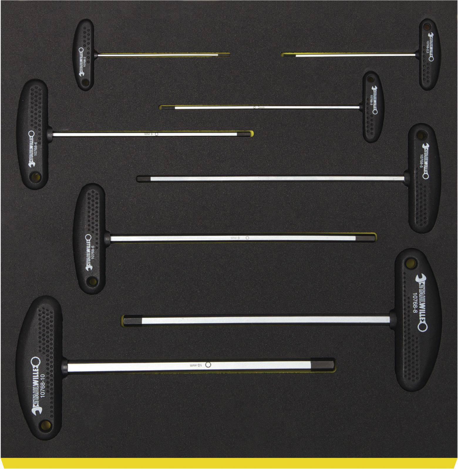 Stahlwille TCS 10768/8 Winkelschraubendreher-Set 2 mm, 2.5 mm, 3 mm, 4 mm, 5 mm, 6mm 8teilig