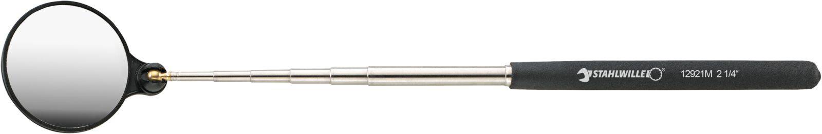 Stahlwille 12921M 2 1/4 ZOLL / 57MM TELESKOPSPIEGEL. RUND Inspektionsspiegel ausziehbar