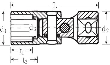 Stahlwille 47 19 02040019 Doppelsechskant Steckschlüsseleinsatz 19mm 3/8" (10 mm)