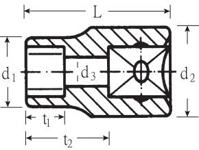 Stahlwille 45 TX E 6 02270006 TX Steckschlüsseleinsatz E 6 3/8" (10 mm)