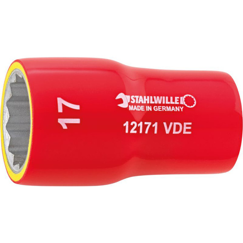 Stahlwille 12171 VDE-18 02380018 Doppelsechskant Steckschlüsseleinsatz 18 mm 3/8" (10 mm)