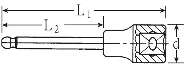 Stahlwille 54 KK 6 03280006 1/2" (12.5 mm) Schraubendrehereinsatz 6mm 1/2" (12.5 mm)