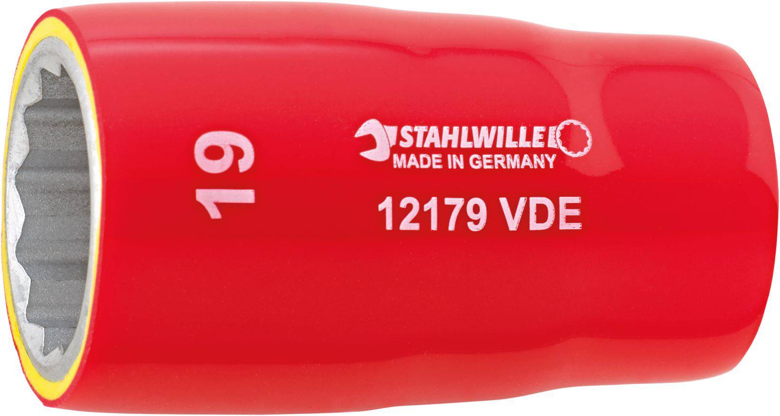 Stahlwille 12179 VDE-22 03370022 Doppelsechskant Steckschlüsseleinsatz 22mm 1/2" (12.5 mm)