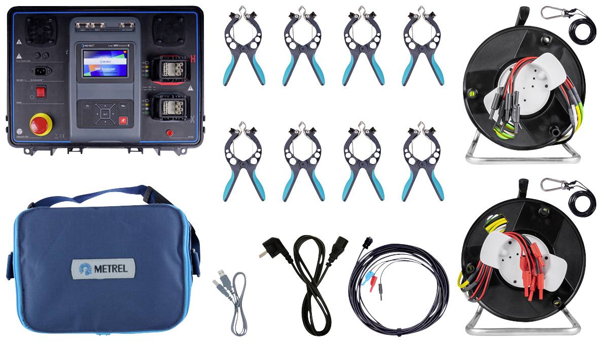 Metrel MI 3281 10M WR-Analyser 1phasig, 3phasig