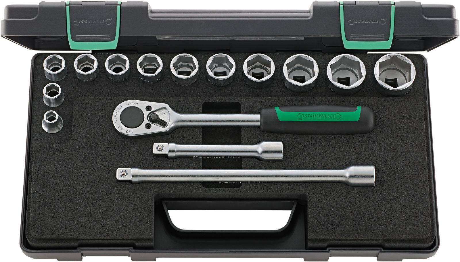 Stahlwille 52/12/3 KN Steckschlüsselsatz 1/2" (12.5 mm) 96031436