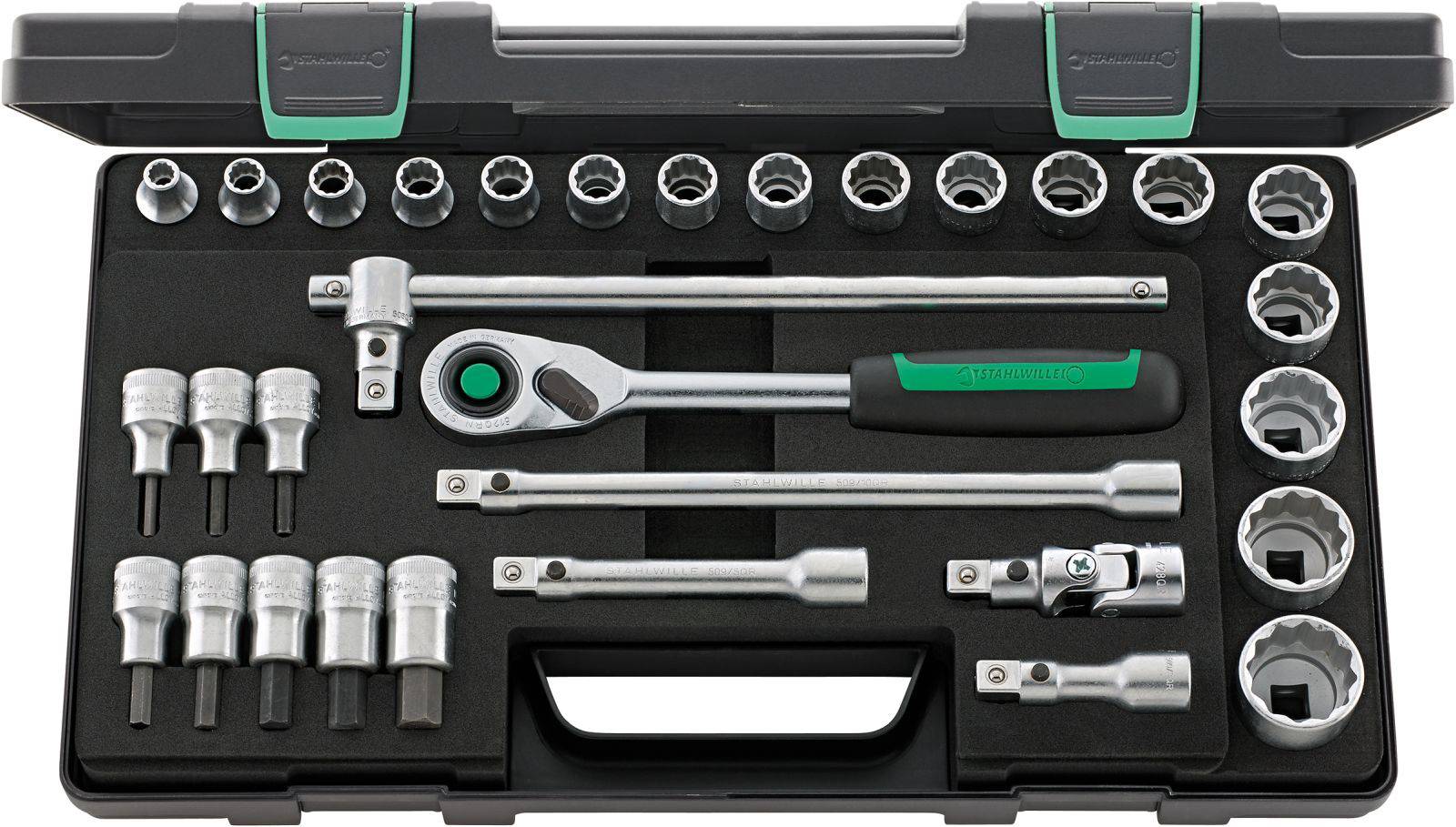 Stahlwille 50/54/25/6QR KN Steckschlüsselsatz 1/2" (12.5 mm) 96031440