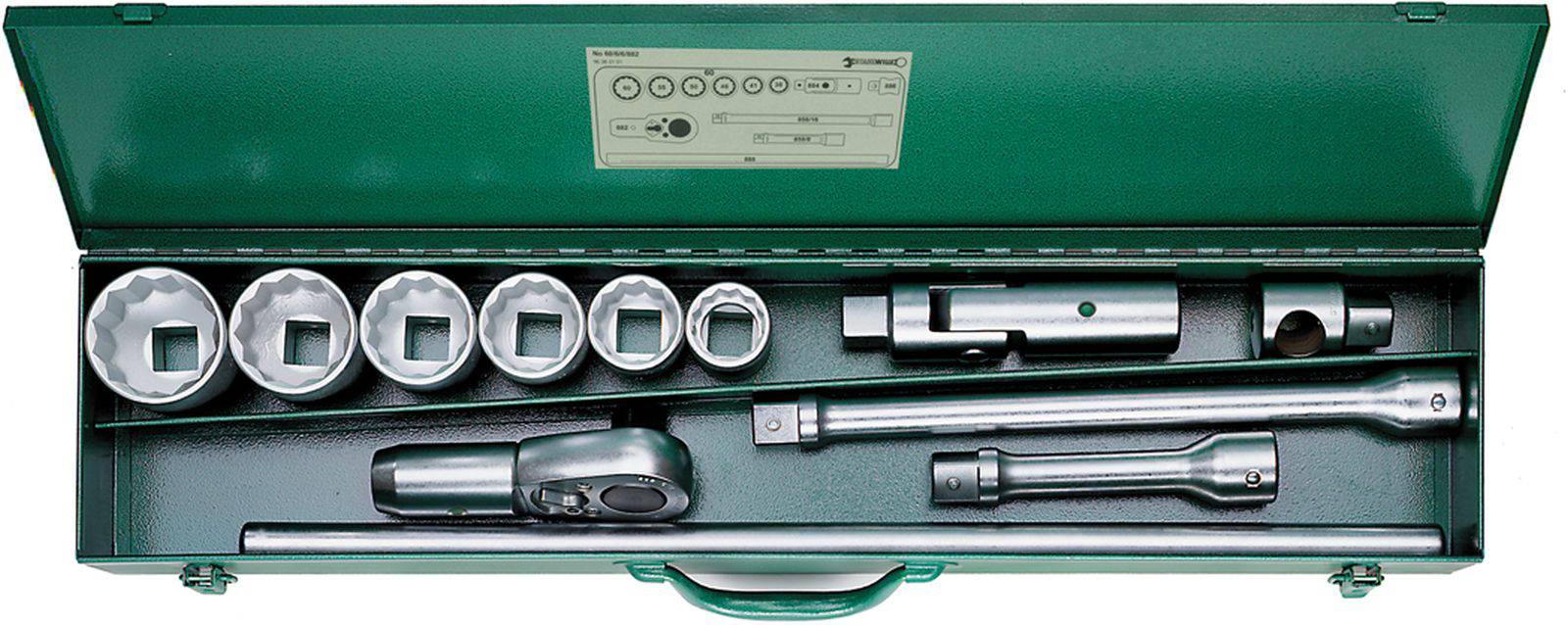 Stahlwille 60/6/6/882 Steckschlüsselsatz 1" (25 mm) 96060101