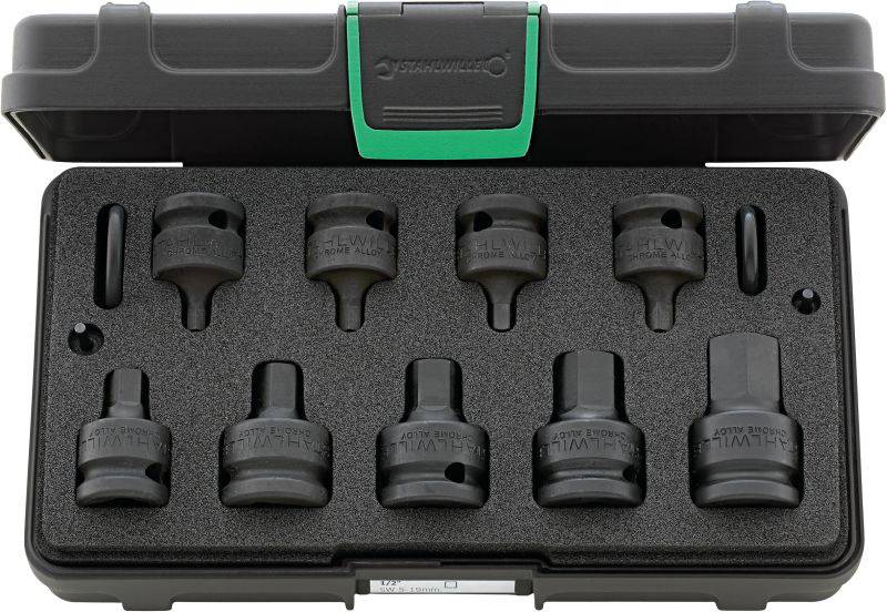 Stahlwille 54IMP/9 KN Steckschlüsselsatz metrisch 1/2" (12.5 mm) 13teilig 96231501
