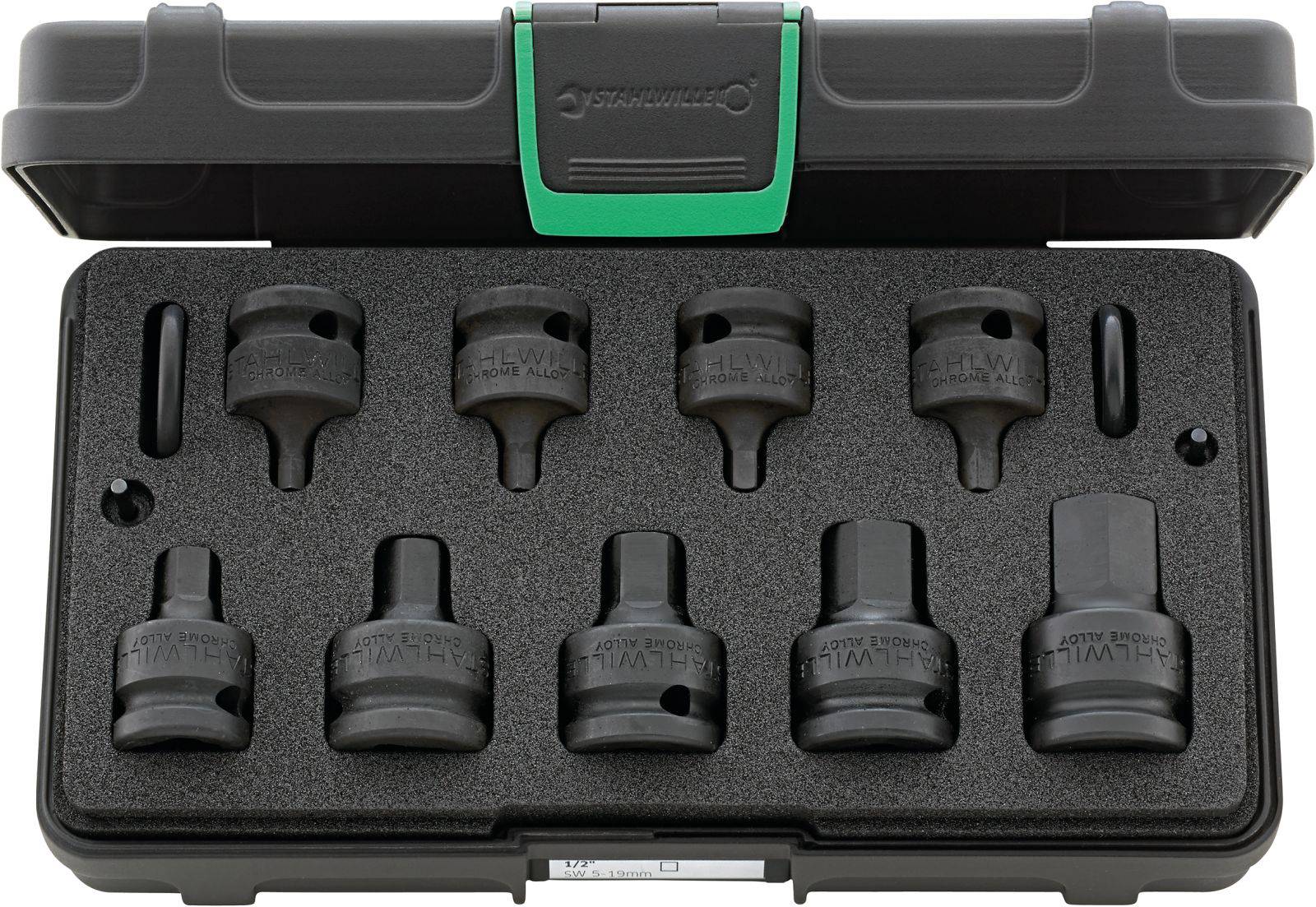 Stahlwille 54IMP/9 KN Steckschlüsselsatz metrisch 1/2" (12.5 mm) 13teilig 96231501