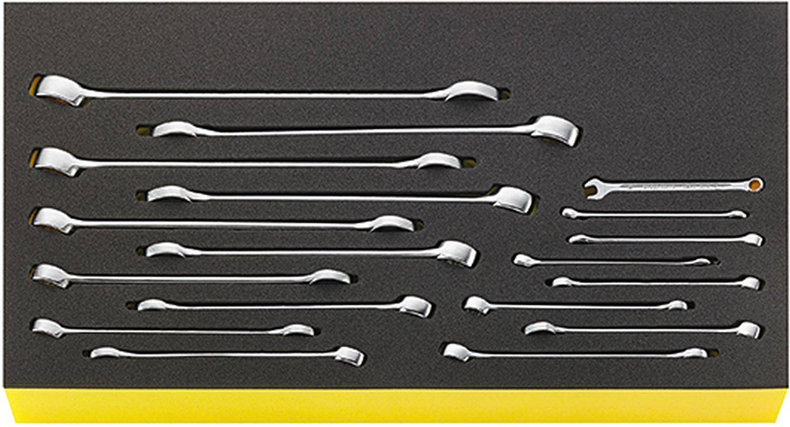 Stahlwille 96830121 TCS WT 13/18 6-24MM Ring-Maulschlüssel-Satz Schlüsselweite (Metrisch) 8 - 19mm