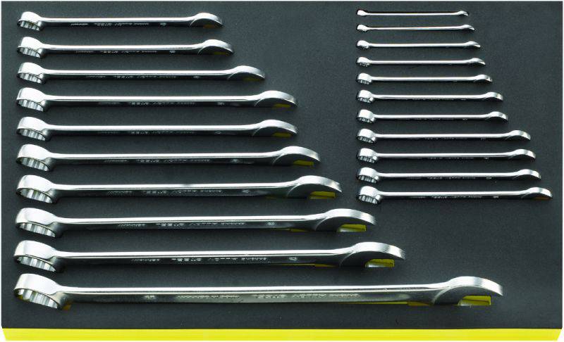 Stahlwille 96830174 TCS 13/21,6-34MM Ring-Maulschlüssel-Satz Schlüsselweite (Metrisch) 8 - 19mm