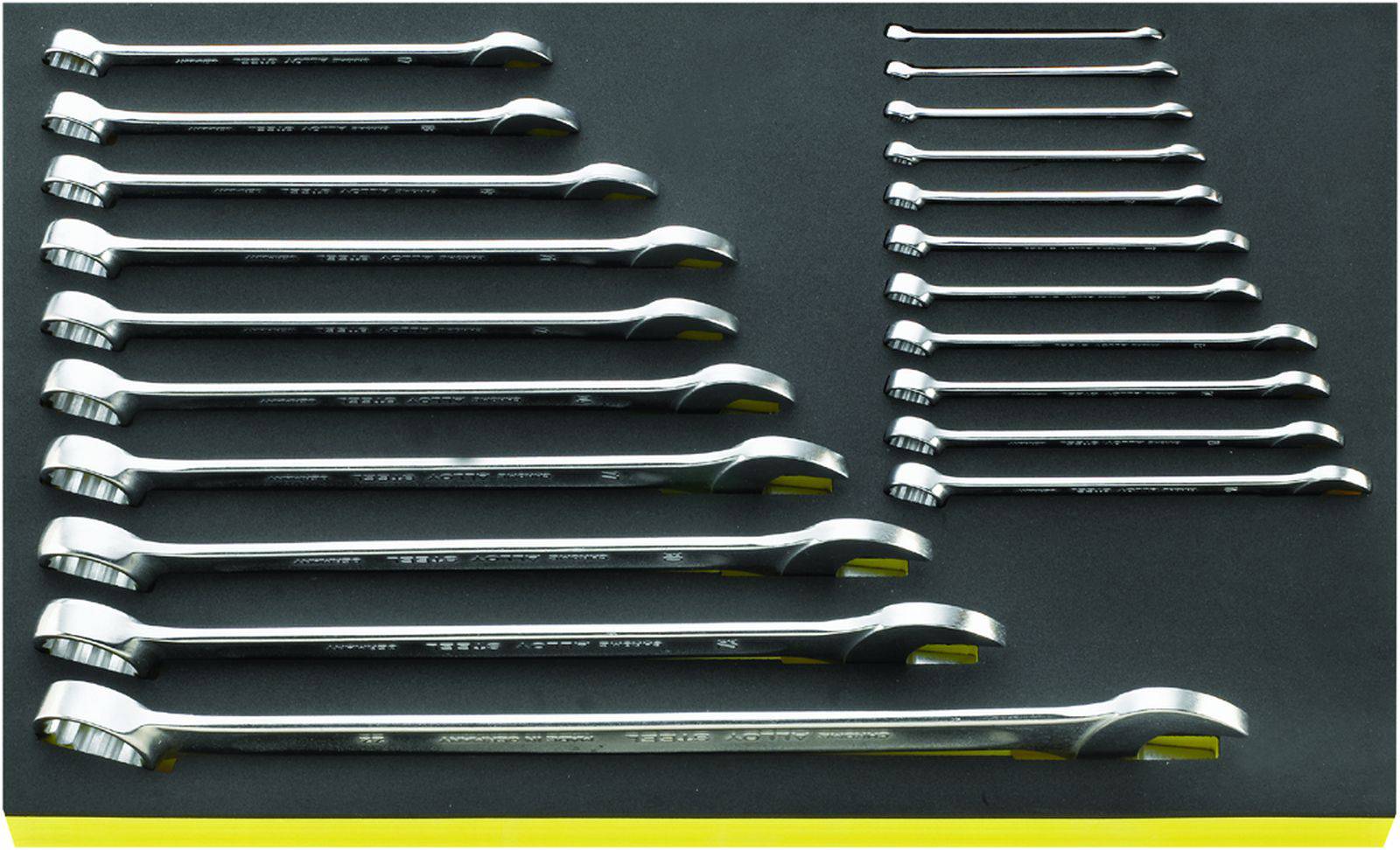 Stahlwille 96830174 TCS 13/21,6-34MM Ring-Maulschlüssel-Satz Schlüsselweite (Metrisch) 8 - 19mm