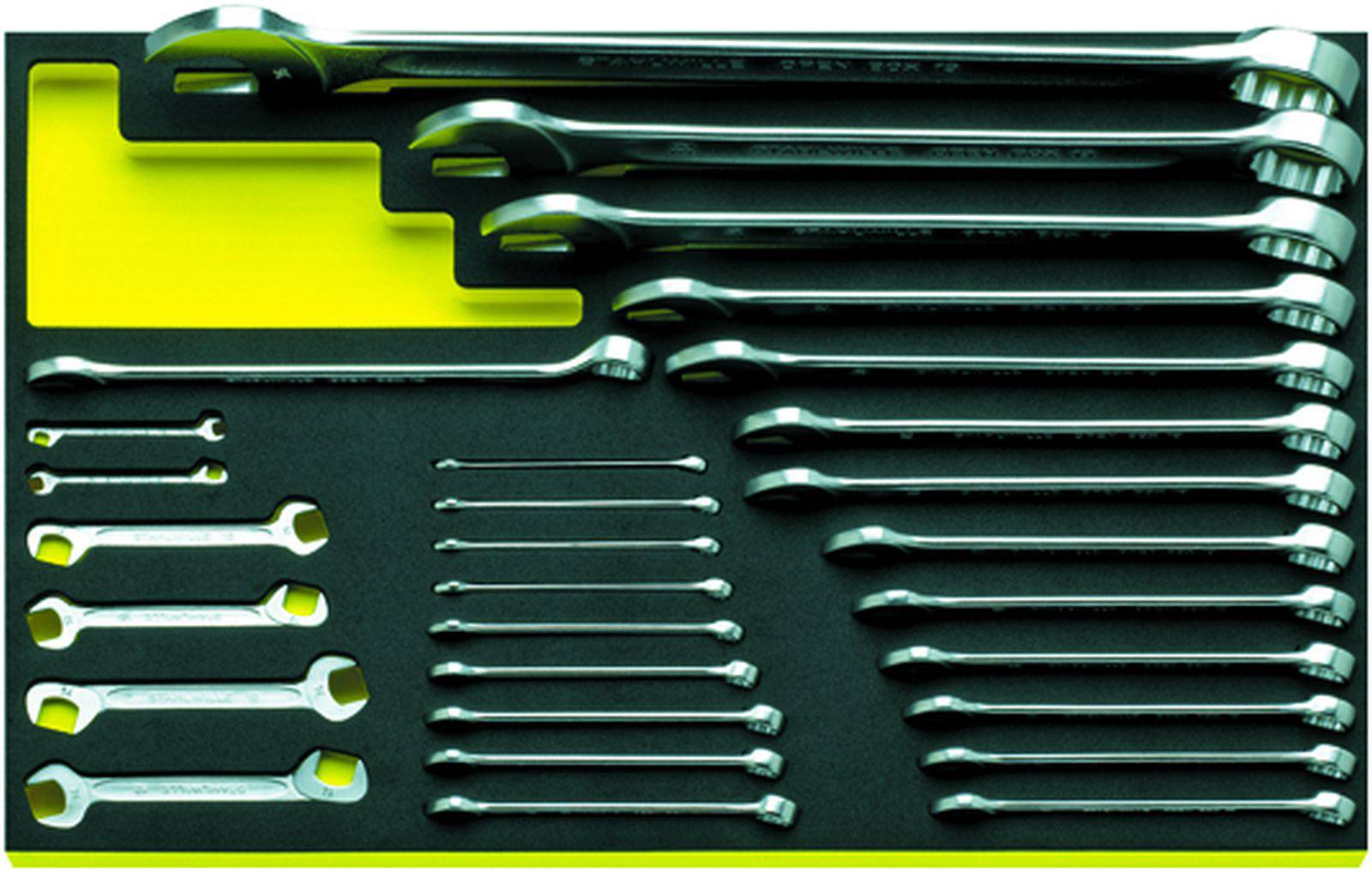 Stahlwille 96830193 TCS 12+13+14/29 Ring-Maulschlüssel-Satz Schlüsselweite (Metrisch) 8 - 19mm