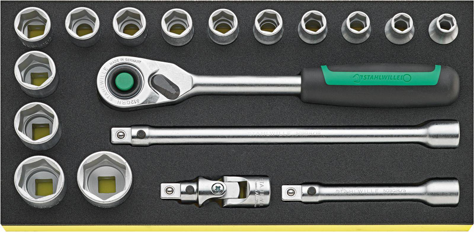 Stahlwille TCS 1/2 ZOLL 52/14/4 QR Steckschlüsselsatz 96830352