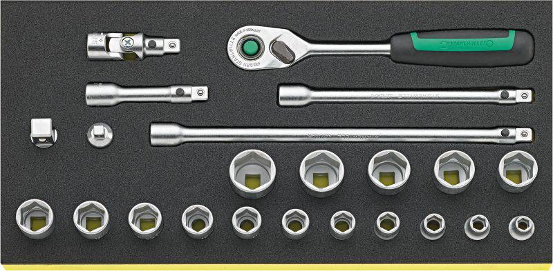 Stahlwille TCS 3/8 ZOLL 456/16/7 QR Steckschlüsselsatz 96830370