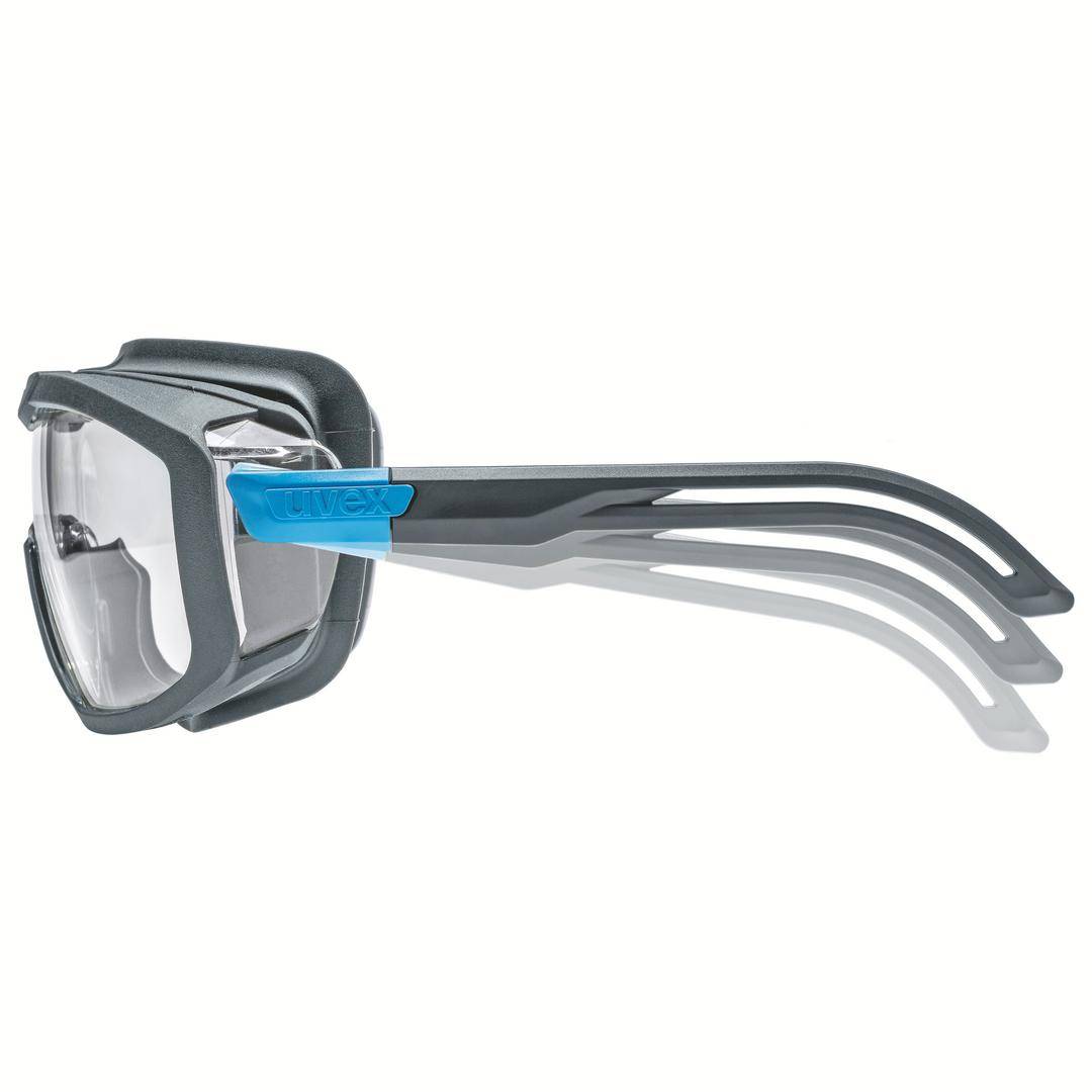 Uvex i-guard 9143266 Schutzbrille Grau, Blau