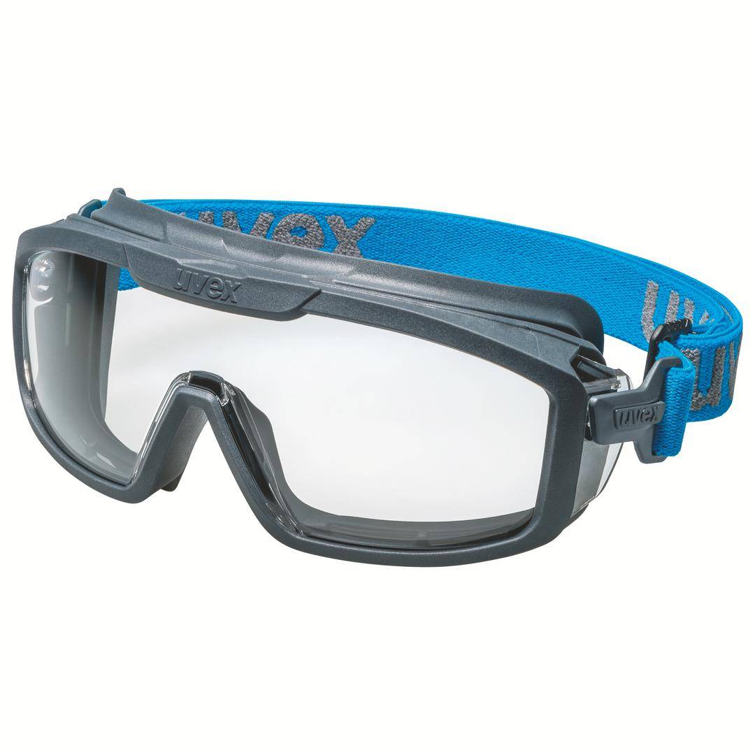 Uvex i-guard+ 9143267 Vollsichtbrille Grau, Blau