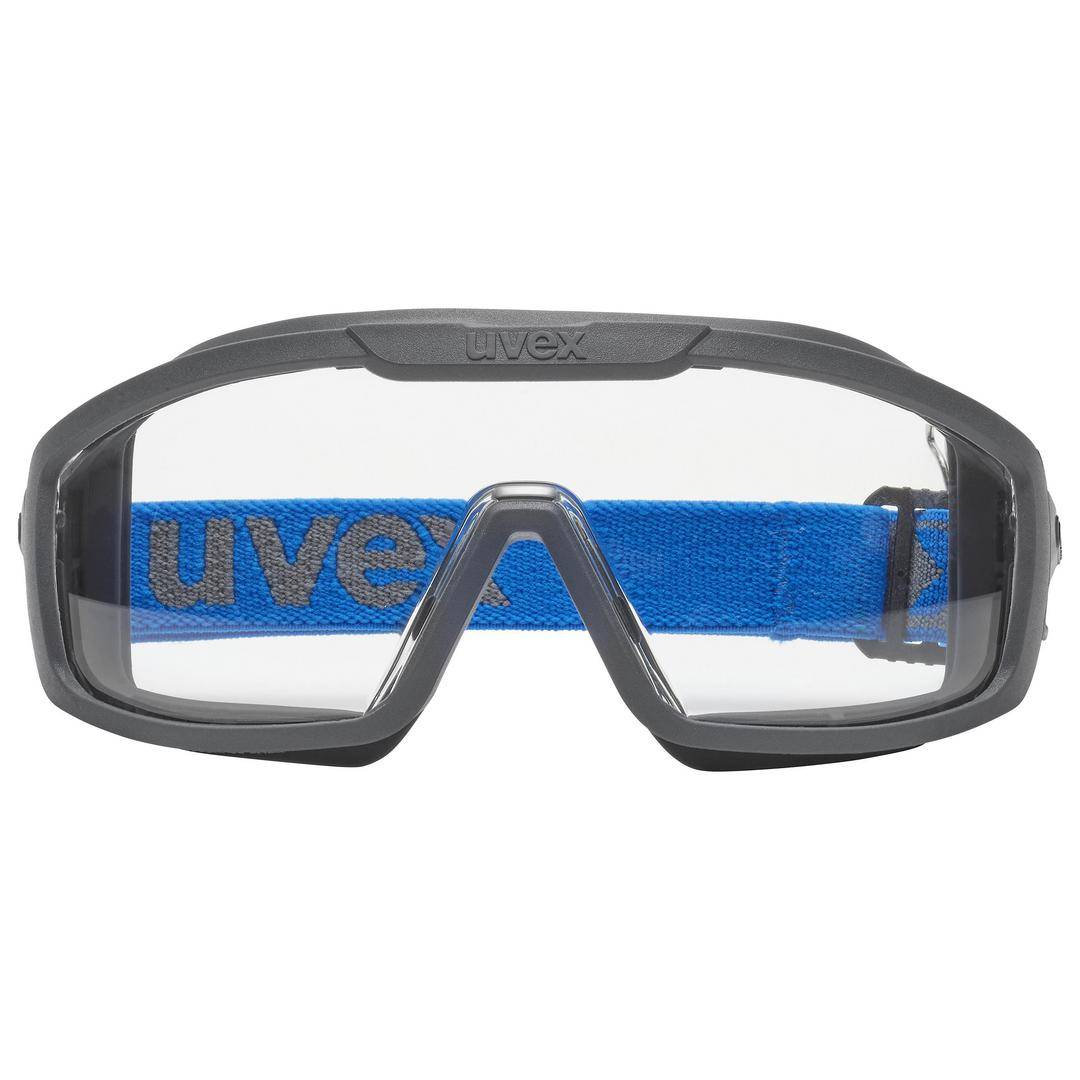 Uvex i-guard+ 9143267 Vollsichtbrille Grau, Blau
