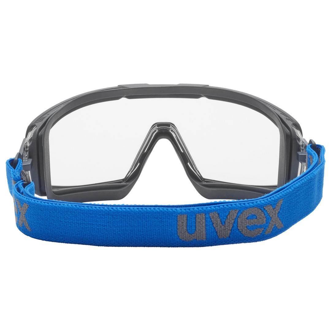 Uvex i-guard+ 9143267 Vollsichtbrille Grau, Blau