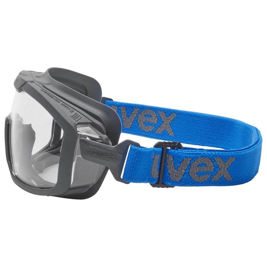 Uvex i-guard+ 9143267 Vollsichtbrille Grau, Blau