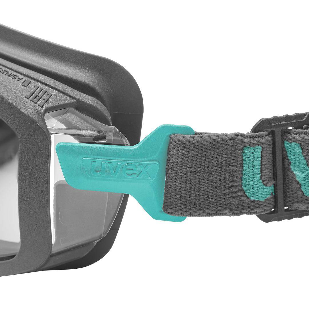 Uvex i-guard+ planet 9143297 Vollsichtbrille Grau, Blau