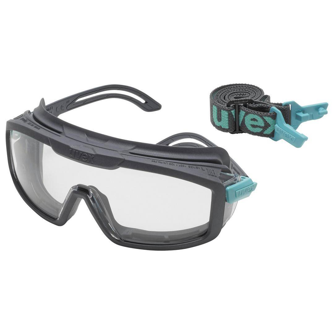 Uvex i-guard+ 9143300 Vollsichtbrille Grau, Blau