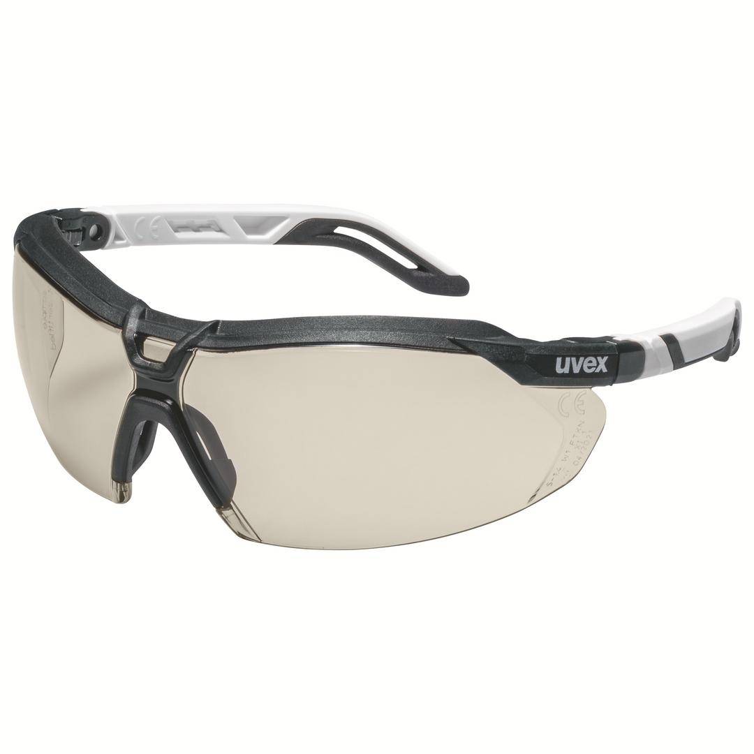 Uvex i-5 9183064 Schutzbrille Weiß, Schwarz