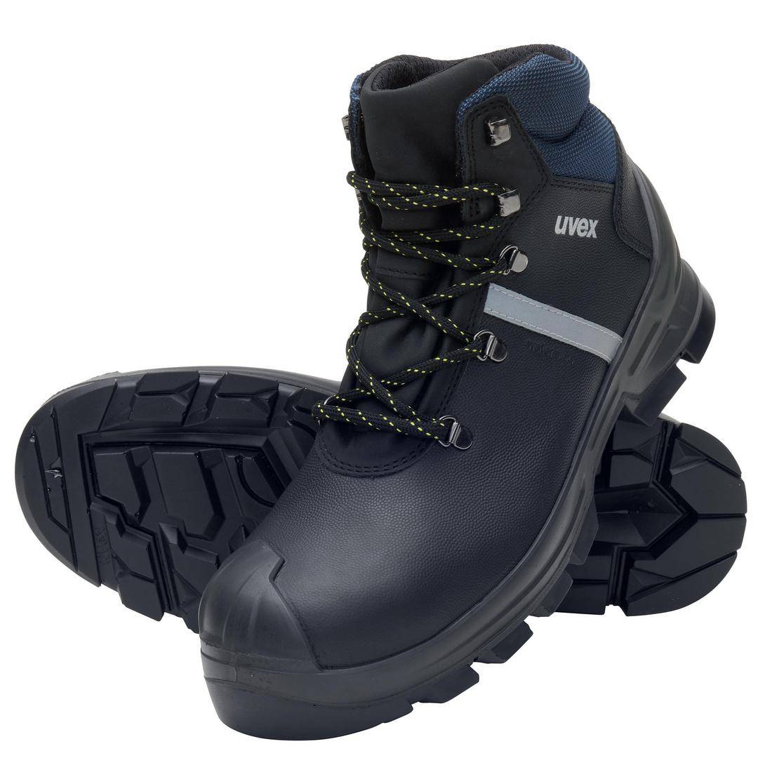 Uvex 2 construction 6512239 Sicherheitsstiefel S3 Schuhgröße (EU): 39 Schwarz, Blau 1 Paar