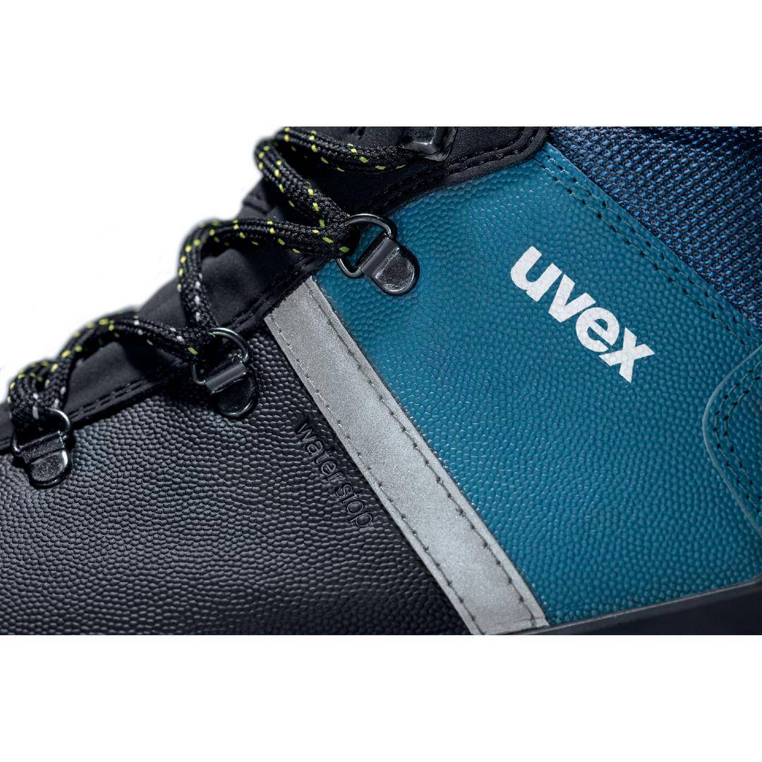 Uvex 2 construction 6513340 Sicherheitsstiefel S3 Schuhgröße (EU): 40 Schwarz, Blau 1 Paar