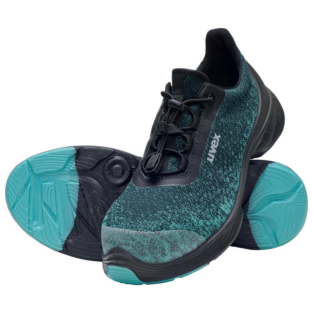 Uvex 1 G2 planet 6824235 Sicherheitshalbschuh S1P Schuhgröße (EU): 35 Schwarz, Grün, Blau 1 Paar