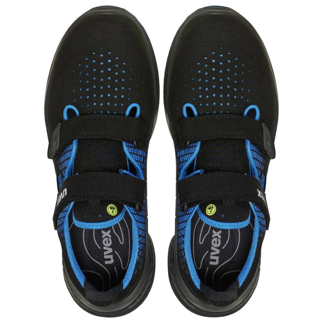 Uvex 1 G2 6828737 Sicherheitssandale S1 Schuhgröße (EU): 37 Blau, Schwarz 1 Paar
