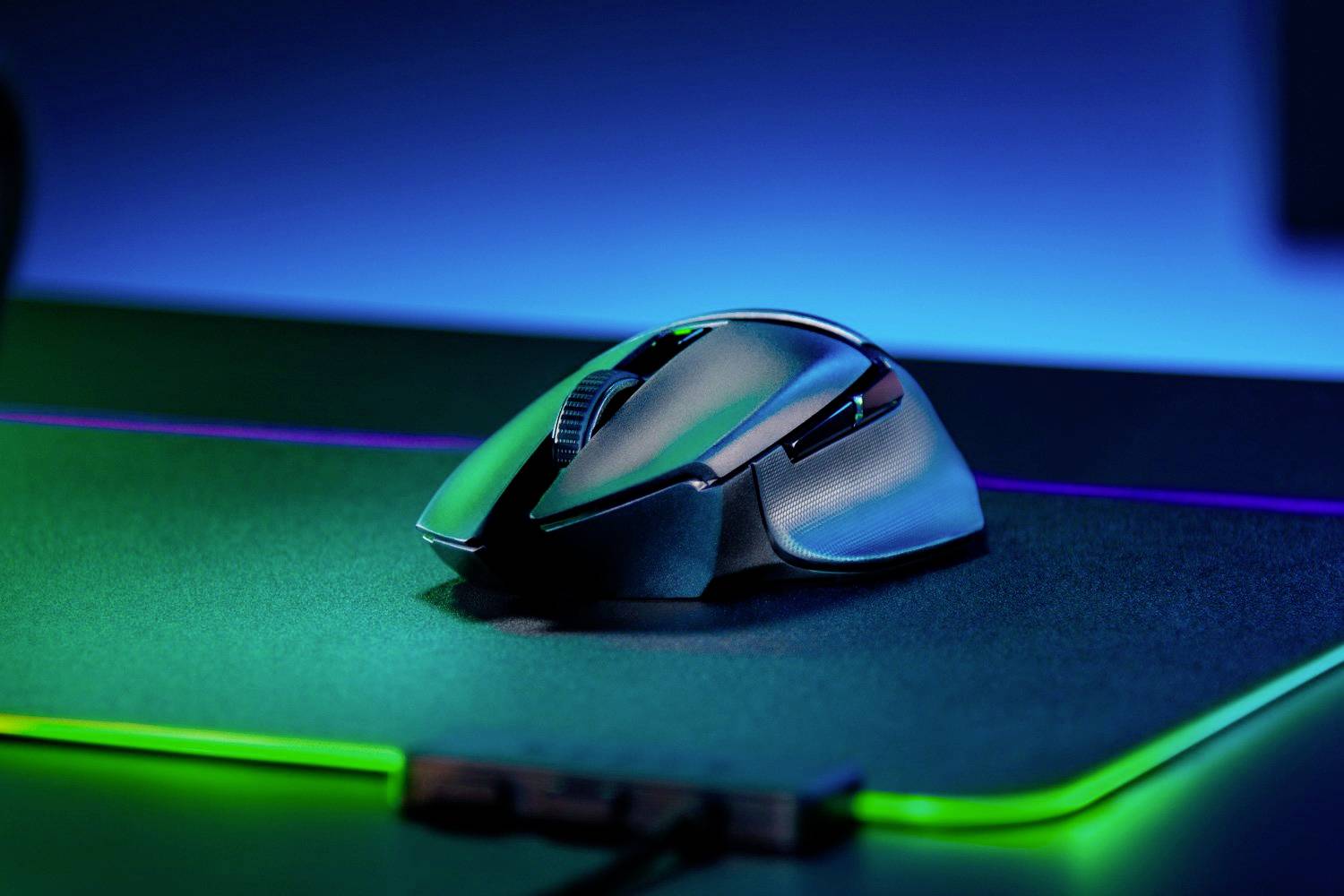 RAZER Basilisk X Hyper Speed Ergonomische Gaming-Maus Bluetooth® Optisch Schwarz 6 Tasten 16000 dpi Ergonomisch
