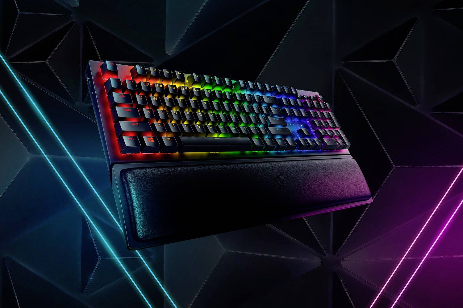RAZER BlackWidow V3 Pro Bluetooth®, USB, Kabellos Gaming-Tastatur Deutsch, QWERTZ Schwarz USB-Anschluss, Beleuchtet, Handballenauflage