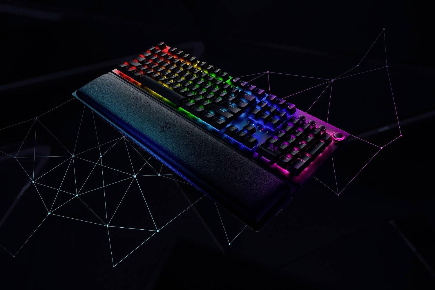 RAZER BlackWidow V3 Pro Bluetooth®, USB, Kabellos Gaming-Tastatur Deutsch, QWERTZ Schwarz USB-Anschluss, Beleuchtet, Handballenauflage