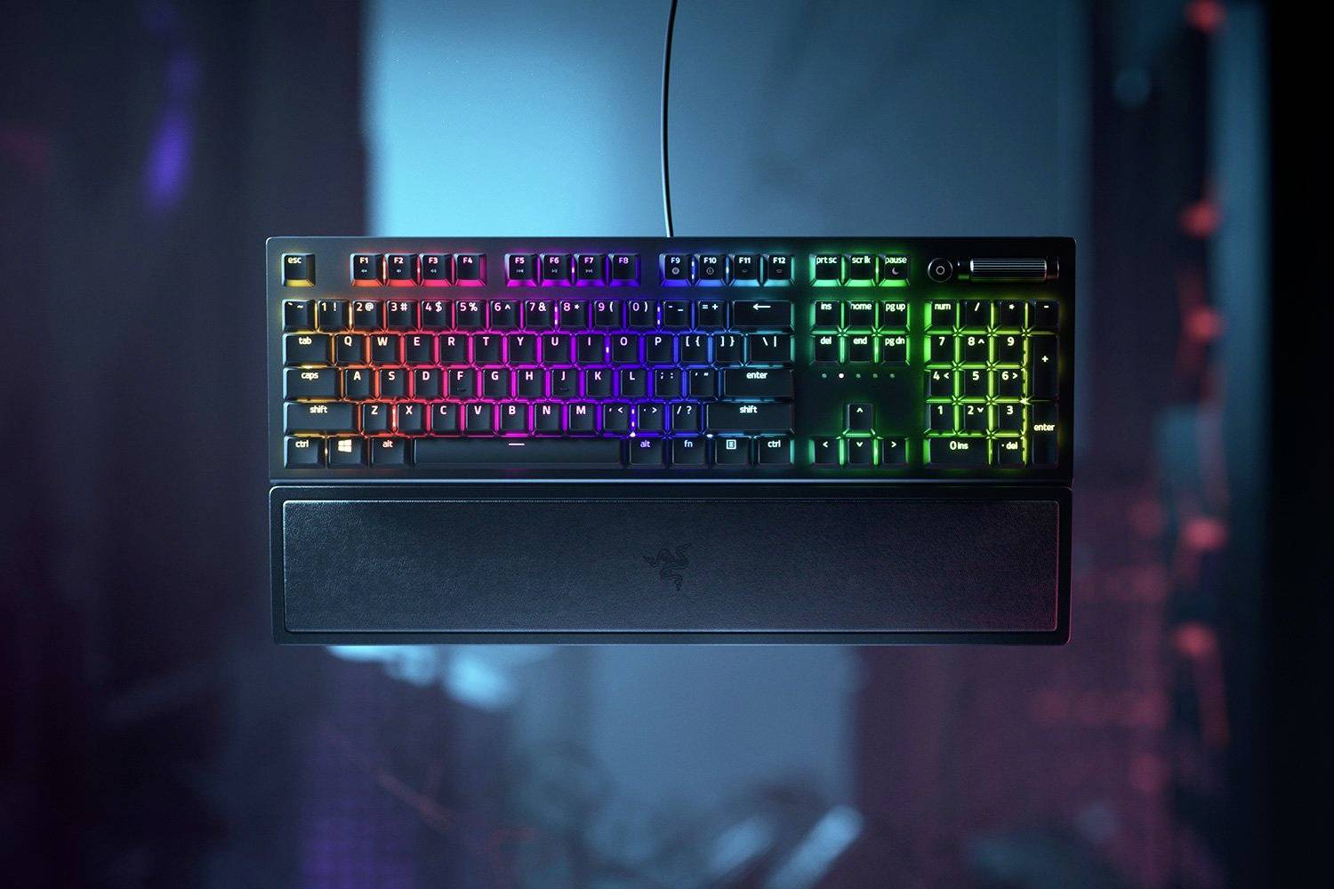 RAZER BlackWidow V3 Kabelgebunden Gaming-Tastatur Deutsch, QWERTZ Schwarz Beleuchtet, Handballenauflage