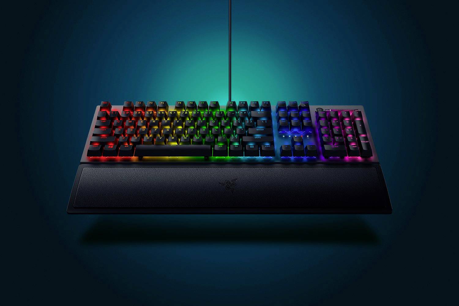 RAZER BlackWidow V3 Kabelgebunden Gaming-Tastatur Deutsch, QWERTZ Schwarz Beleuchtet, Handballenauflage