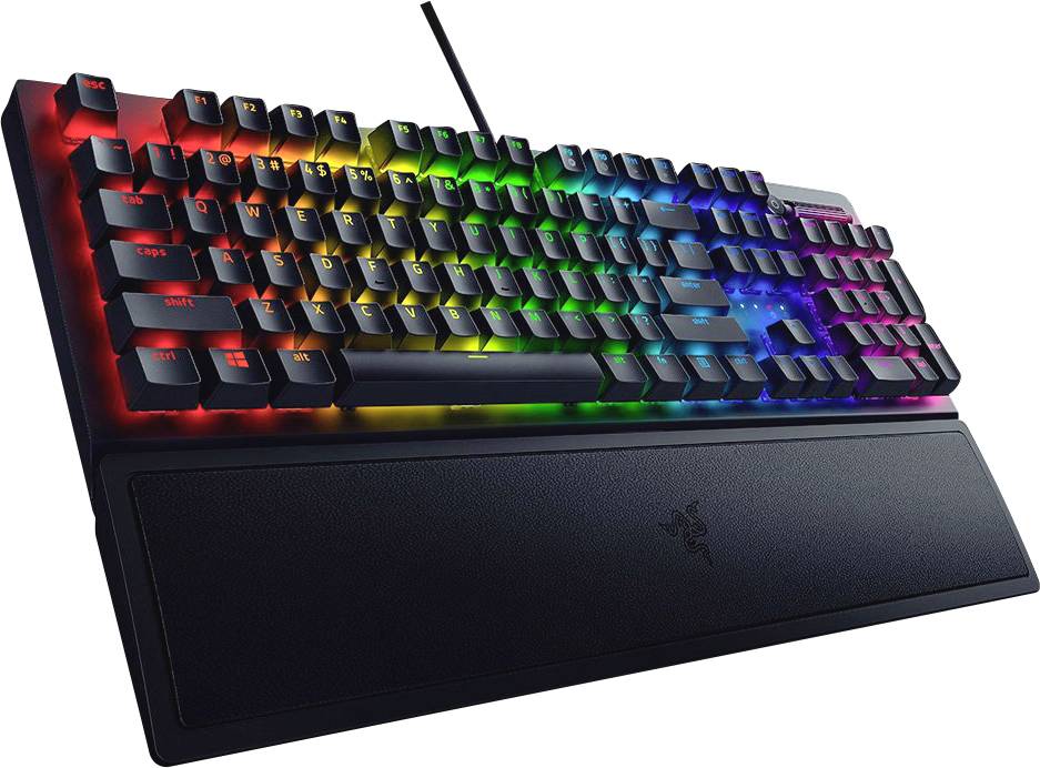 RAZER BlackWidow V3 Kabelgebunden Gaming-Tastatur Deutsch, QWERTZ Schwarz Beleuchtet, Handballenauflage
