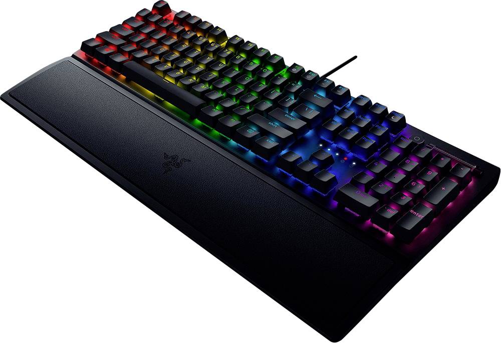 RAZER BlackWidow V3 Kabelgebunden Gaming-Tastatur Deutsch, QWERTZ Schwarz Beleuchtet, Handballenauflage